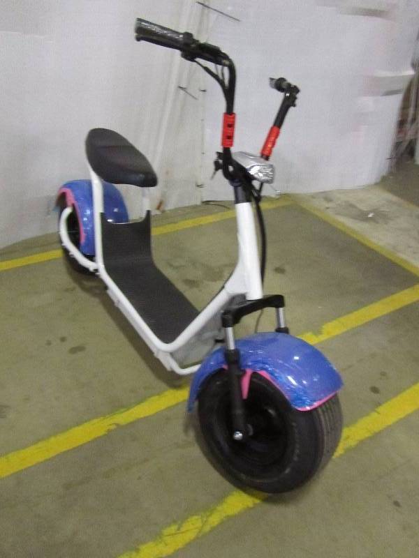Fat Boy Style Cali Electric Scooter Long Range Limited Edition (Pink and white) UPDATED INFO AND PHOTOS