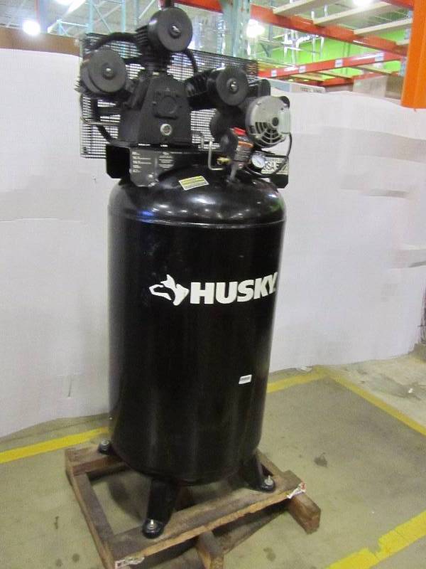 Husky 80 gal. 3 Cylinder Single Stage Electric Air Compressor