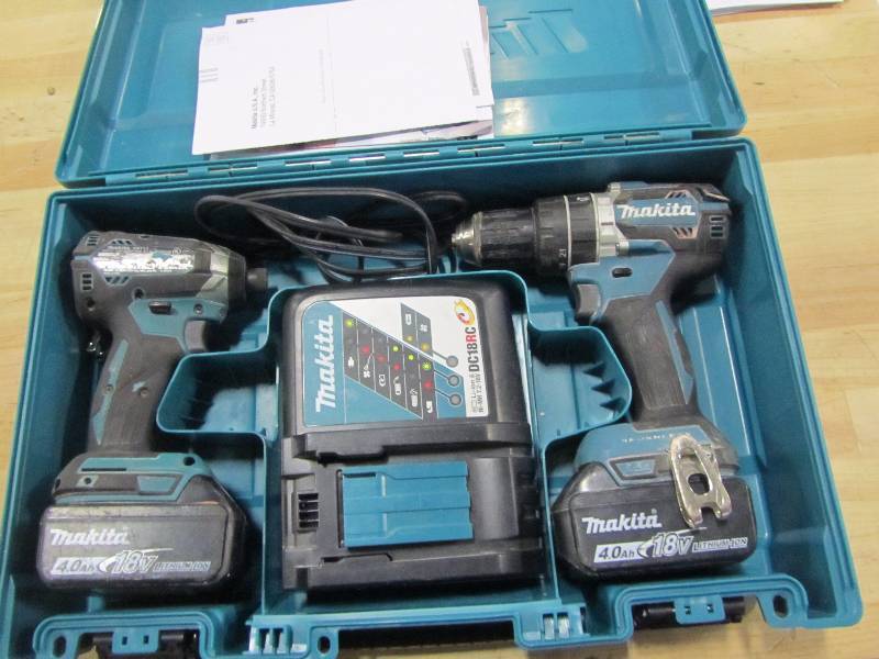 Makita 18-Volt 4.0Ah LXT Lithium-Ion Brushless Cordless Combo Kit (Hammer Drill Impact Driver)