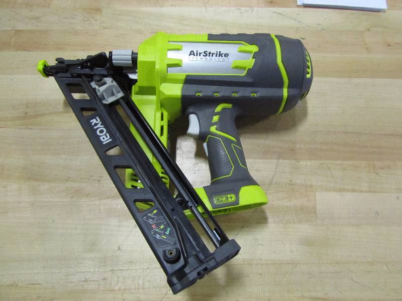 Ryobi 18-Volt ONE 15-Gauge AirStrike Cordless Angled Nailer (Tool-Only)