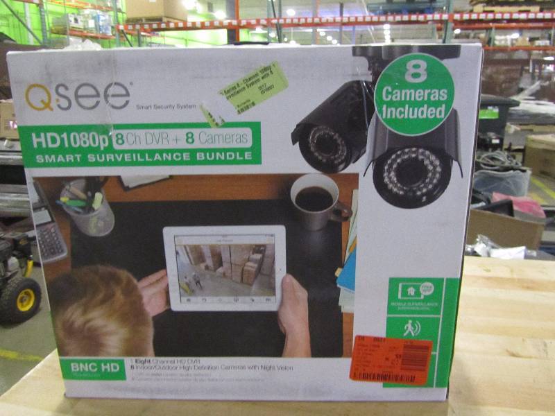Q-SEE HeritageHD Series 8-Channel 1080p 1TB Video Surveillance System with 8 HD Cameras, 100 ft. Night Vision