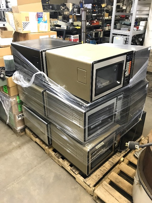 Pallet of microwaves