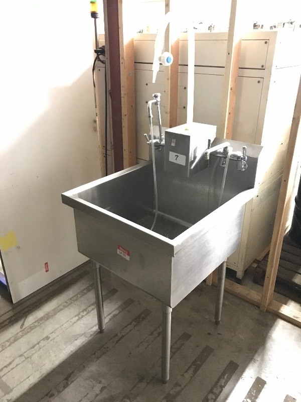 Stainless sink unit