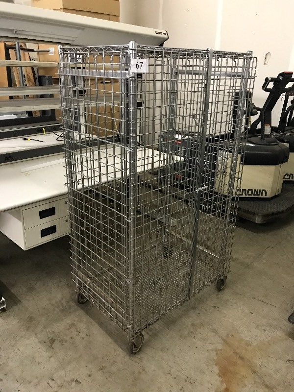 Wire cage cart