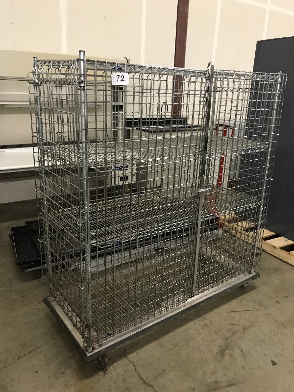 Wire cage cart