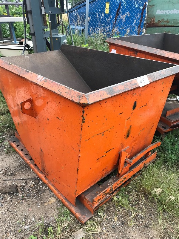 Steel dumpster | Global Surplus August | K-BID