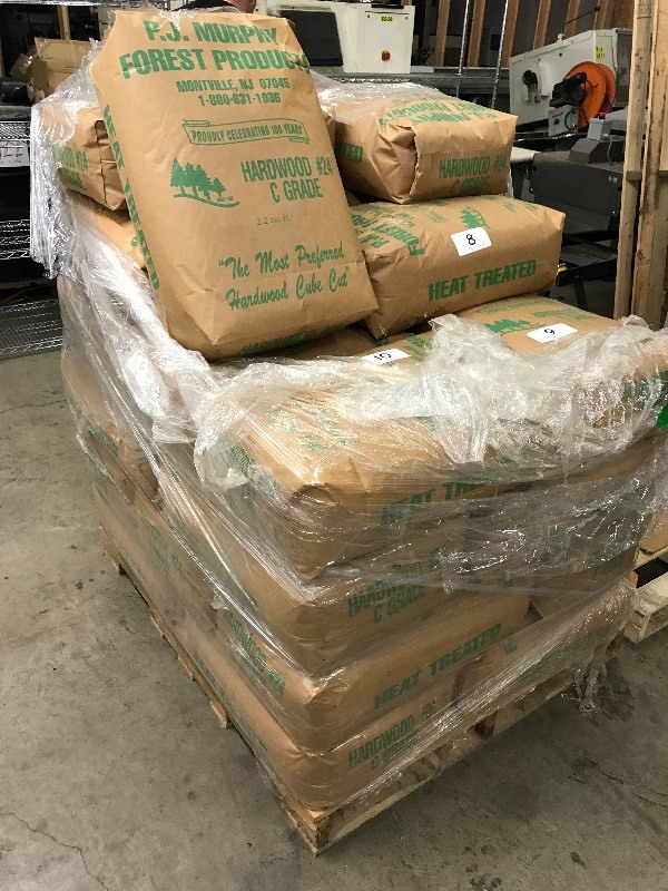 5 bags of animal bedding