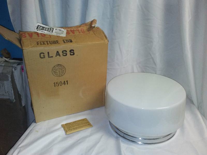 lot 2 image: 12 Inch Chrome Ceiling Light