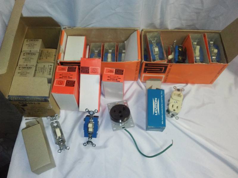 lot 3 image: Ivory Light Switch variety