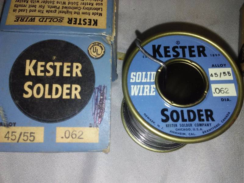 lot 37 image: Kester Solder Wire Variety