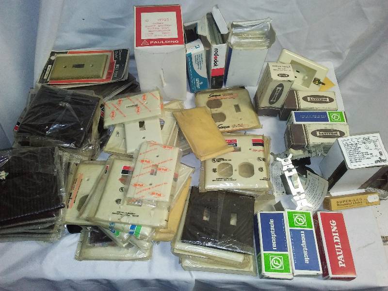 lot 38 image: Outlet Plates, Switches