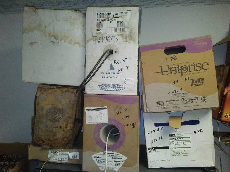 lot 76 image: Boxes of Wire (7) partials