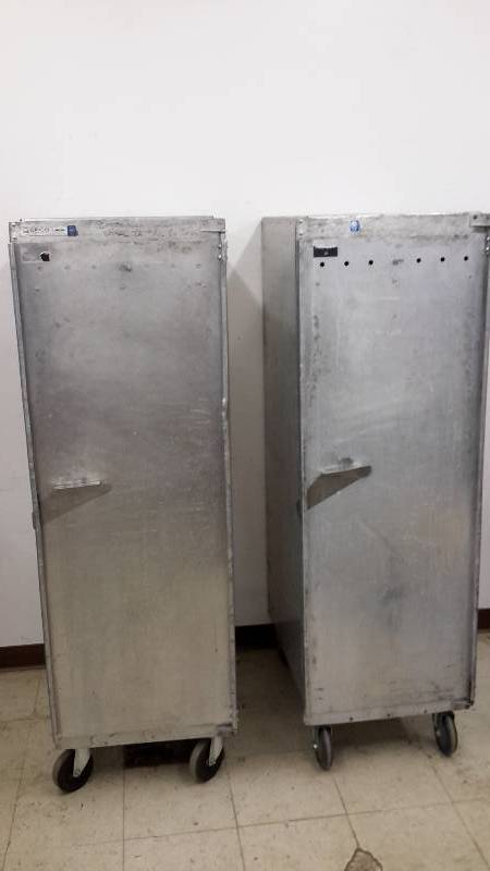 lot 26 image: Enclosed sheet pan racks