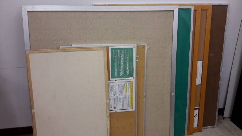 lot 28 image: 8 smaller bulletin boards