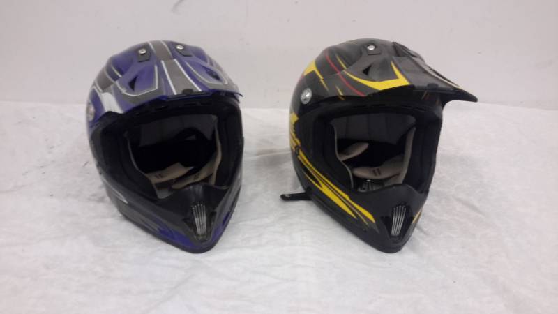 lot 52 image: Pair of helmets