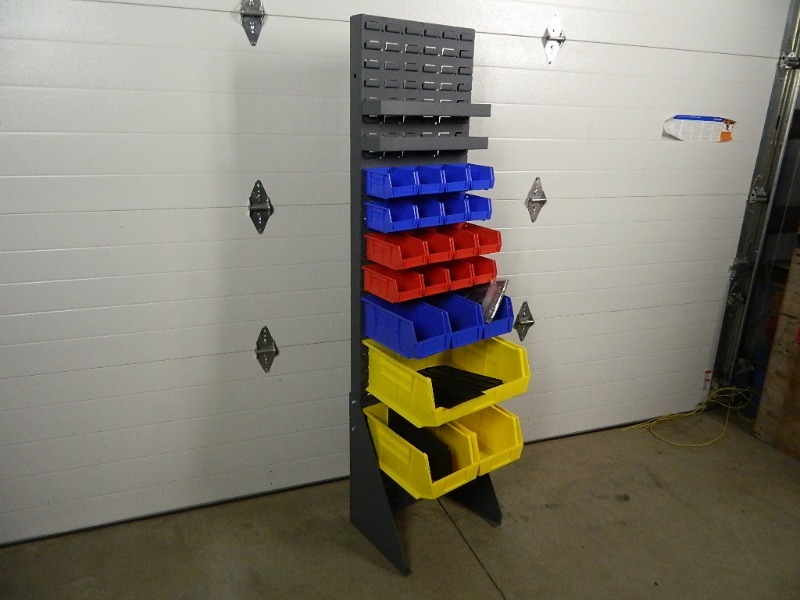 New Durham Freestanding Louvered Panel Rack