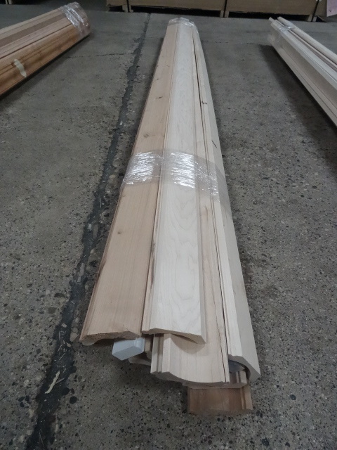 Medium crown moulding. Various wood...