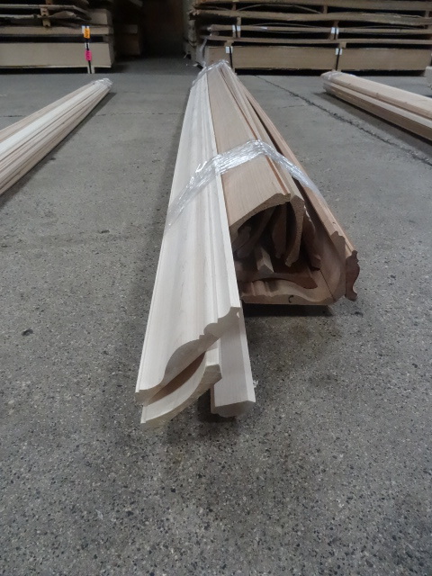Medium crown moulding. Various wood...