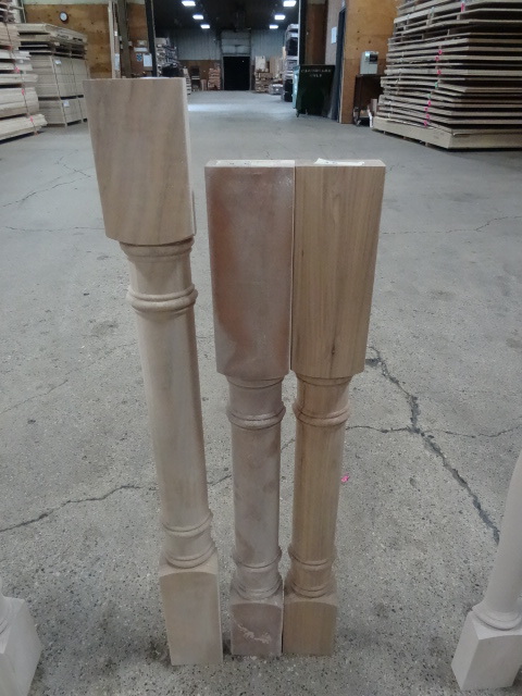 3 turn posts. 12 pieces. 3 12 x 1...