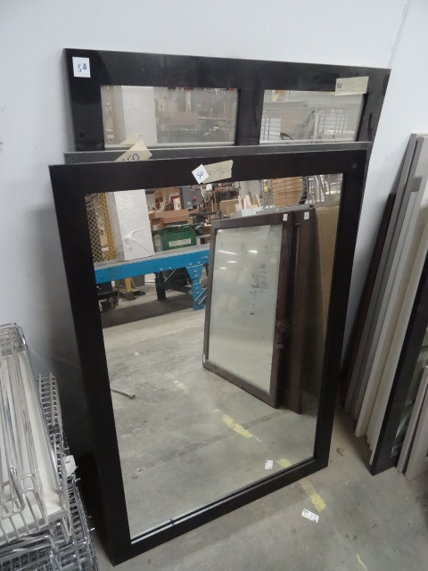 3 wall mirrors. 30 x 42 qty 2. 30 x...