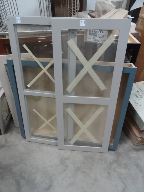2 cabinet doors. 18 x 42...