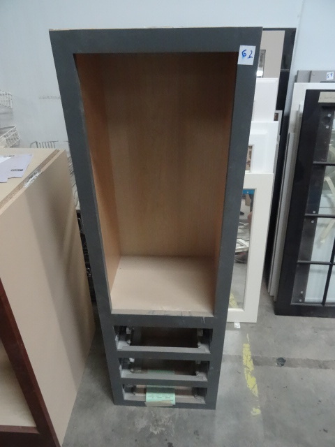 Wall cabinet. 1 door. And 3 drawers...
