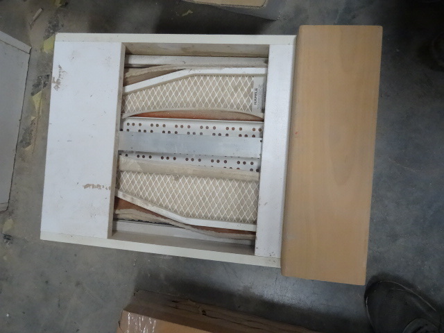 Hafele ironing board pull out. Demo...