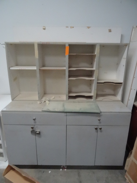 Garage cabinet. One piece. 4 doors....
