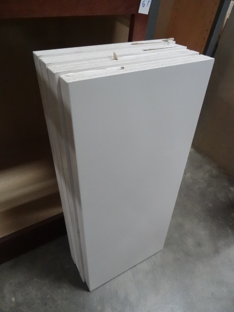 4 heavy duty shelf boards. 31 x 14 ...