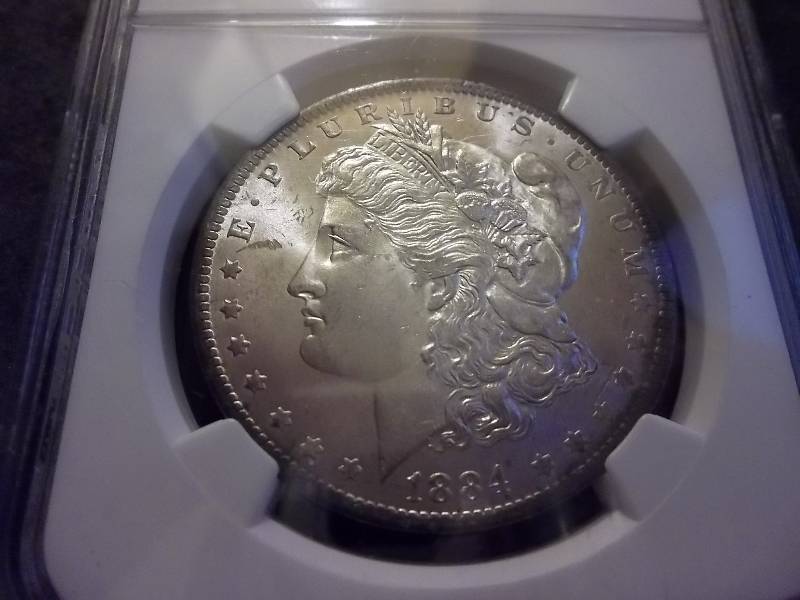 1884 O Morgan Silver Dollar
