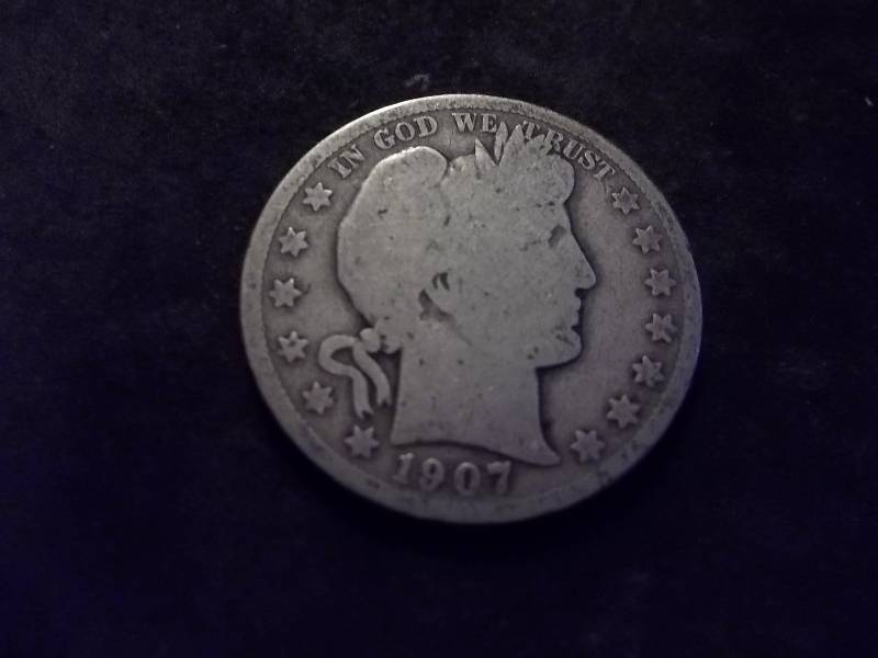 1907 D Barber Half Dollar
