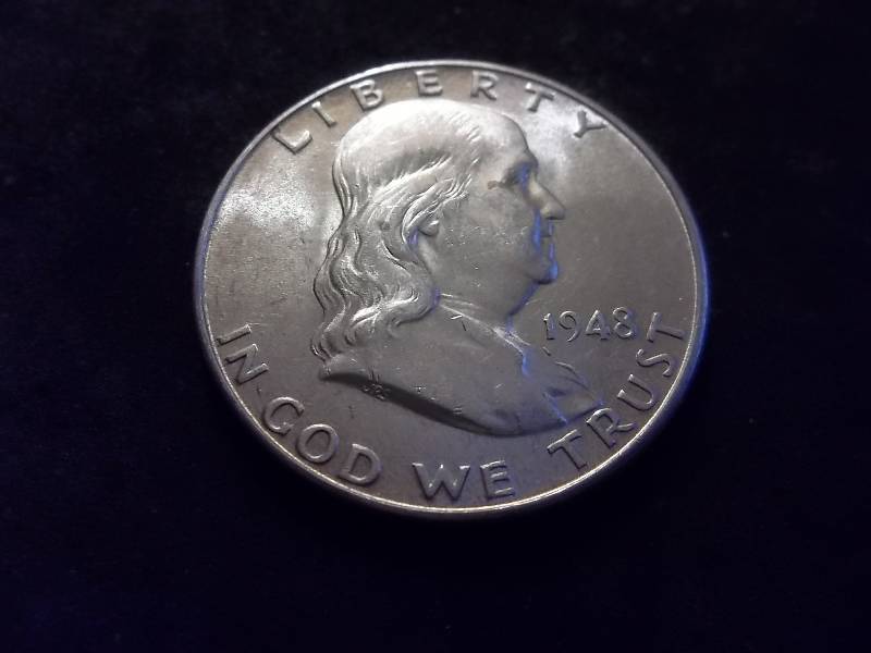 1948 D Franklin Half Dollar