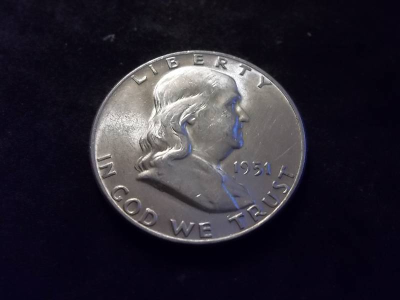 1951 D Franklin Half Dollar