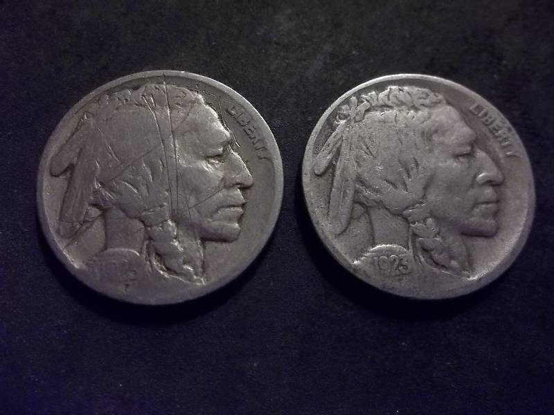 1923, 1923 S Buffalo Nickels