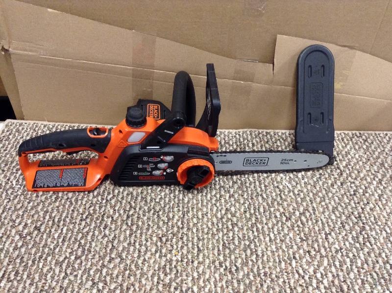Black and Decker cordless chainsaw