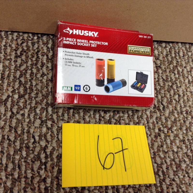 Husky 3 pc wheel protector impact socket