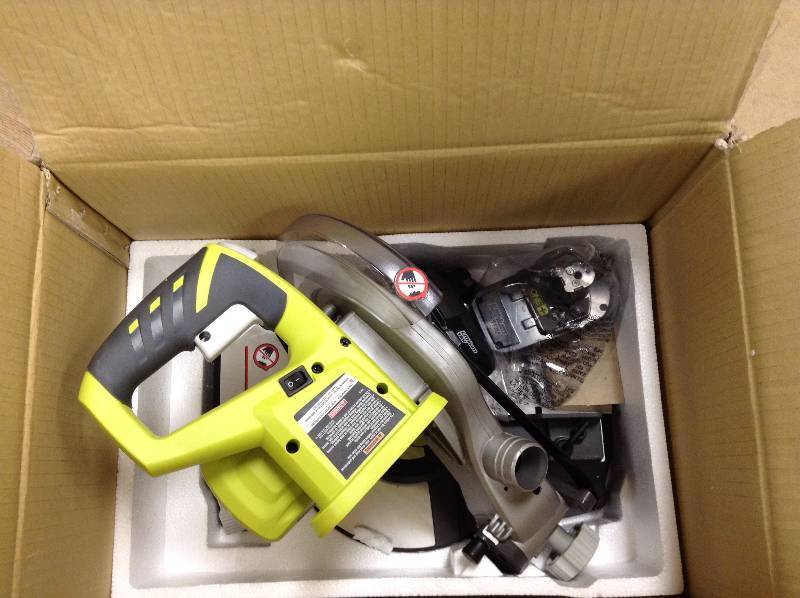 Ryobi One  18V 5 PC Combo Kit with Miter Saw not used