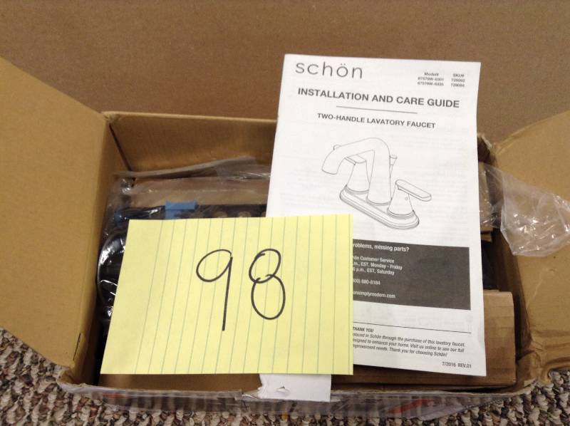 Schon two handle lavatory faucet model 67579W-6301
