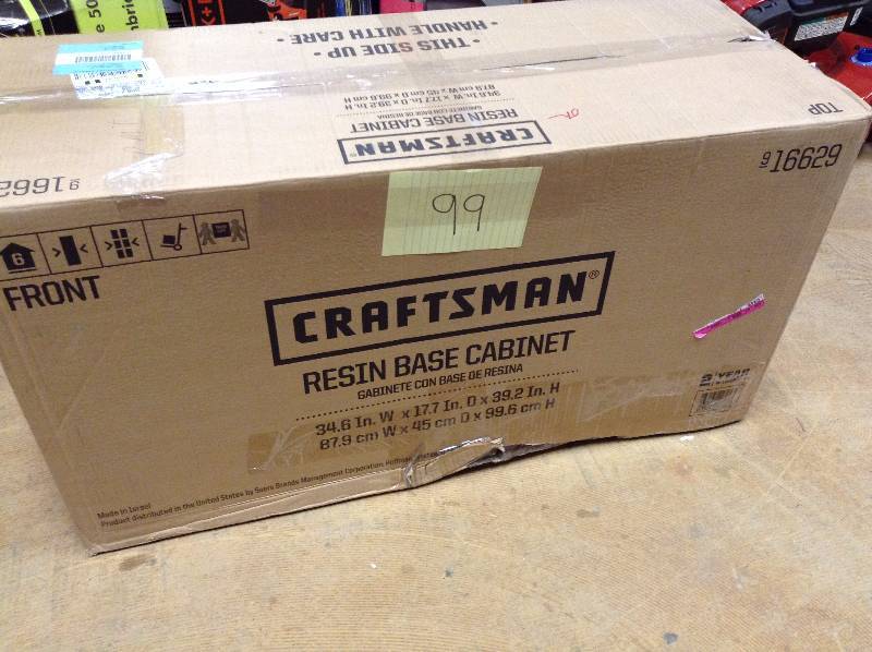 Craftsman Resin Base Cabinet