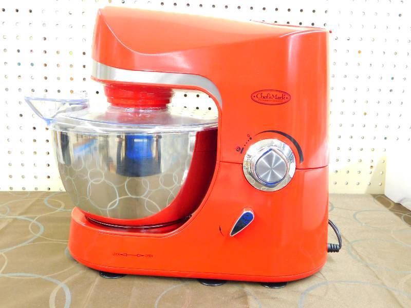 CHEFS MARK 1200W Standmixer w accessories, Red , MSRP $219.00