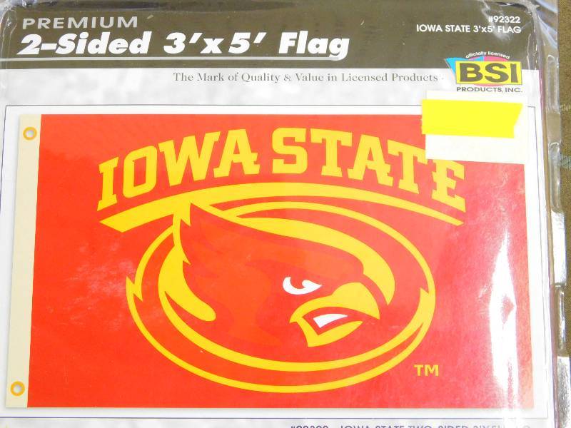 2 SIDED 3X5 IOWA STATE FLAG
