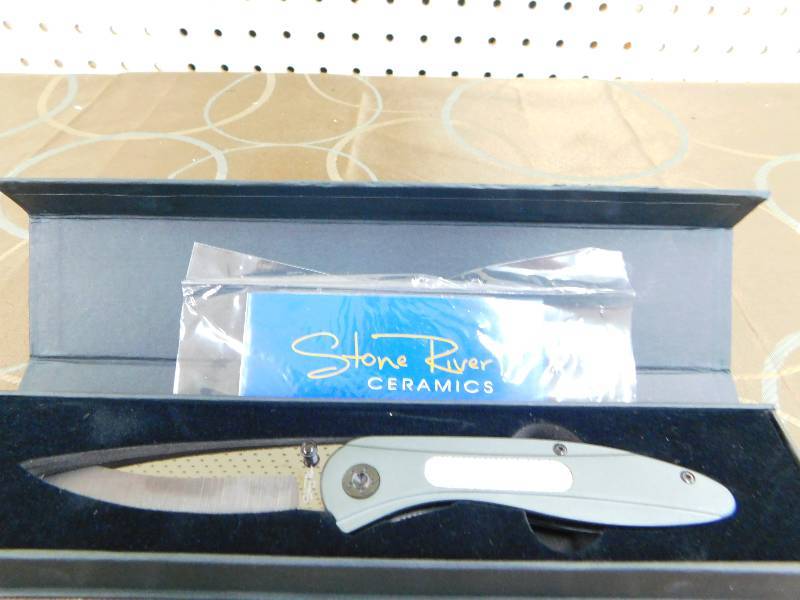 Ceramic Folding Knife, MSRP $119.99