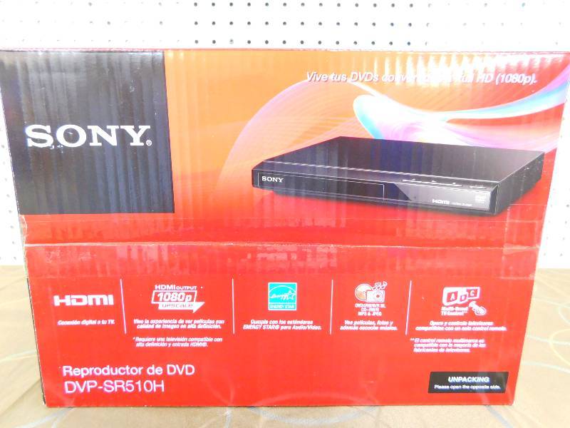 Sony Upconverting DVD Player, MSRP $59.99