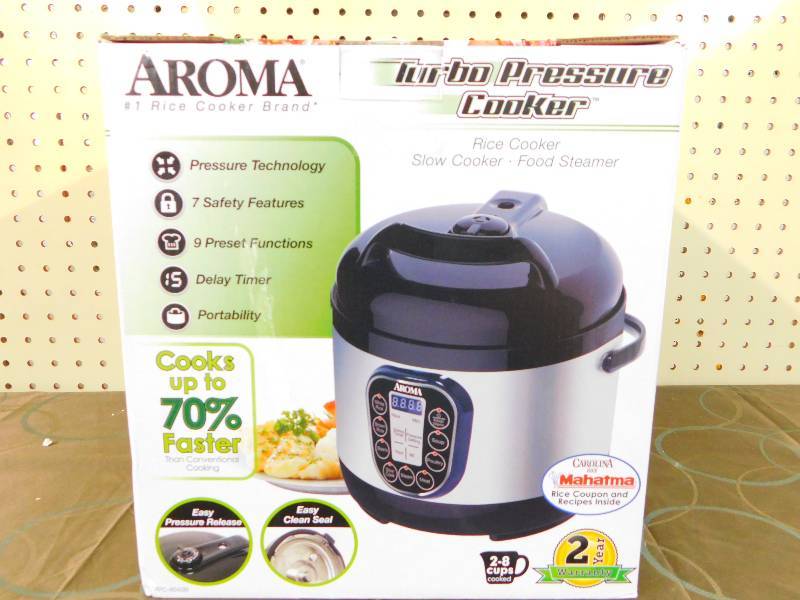 AROMA TURBO PRESSURE COOKER MSRP $78.99