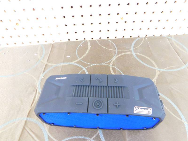 Coleman Waterproof Bass BLUE TOOTH SPEAKER, Blue, MSRP $59.99