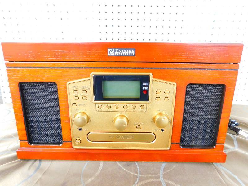 Encore Tech Nostalgic StereoRecord Player, MSRP $269.99