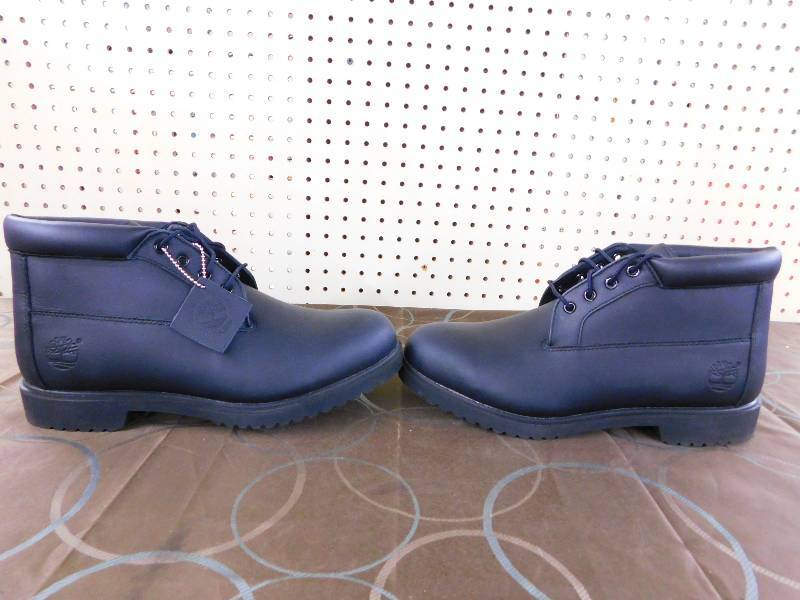 TIMBERLAND MN Icon WATER PROOF Chukka W Black-Black 11, MSRP $174.99
