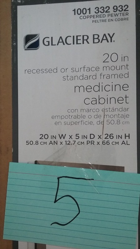 Glacier Bay, Medicine Cabinet