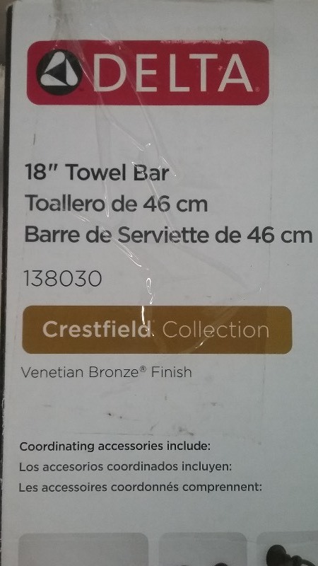 Delta 18 Towel Bar