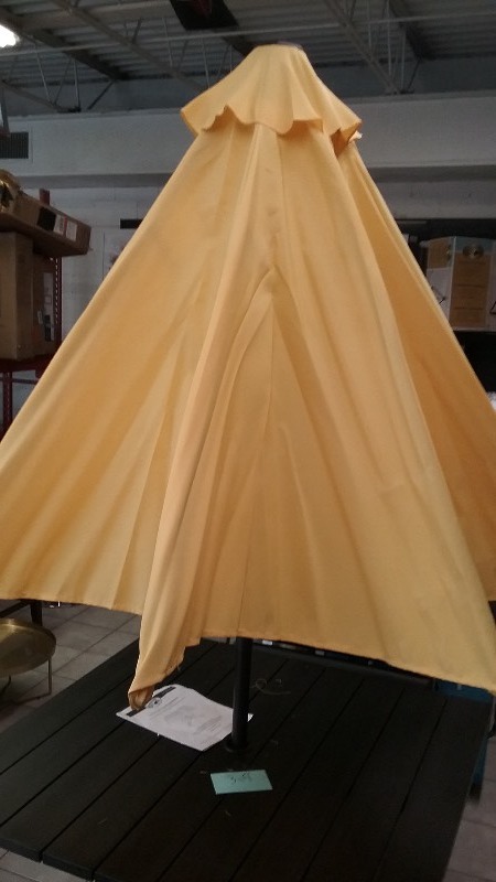 Hampton Bay Patio Table with Umbrella